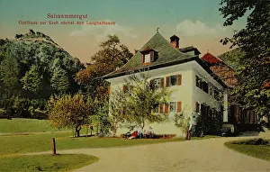 Ebensee: Langbathseen near Ebensee (Upper Austria). Gasthaus