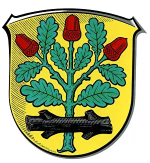 Acorns: Langen, Coat of arms