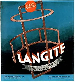Langite: Langite Jointing Material. Fuel & Oil Resistant