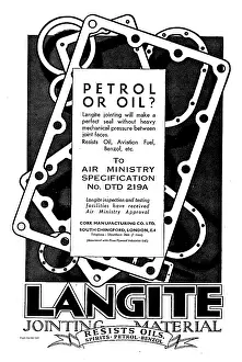 Resists: Langite Jointing Material Resists Oils
