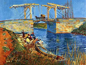 Langlois: The Langlois Bridge, by Van Gogh