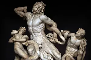 Neptune: Laocoon and His Sons. Sculpture. 25 BC