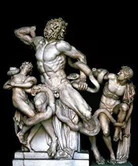 Neptune: Laocoon and His Sons. Sculpture. 25BC