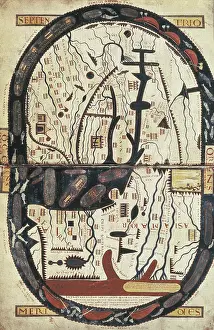 Cartographies: L'Apocalypse de Saint Sever. 11th c. Copy of