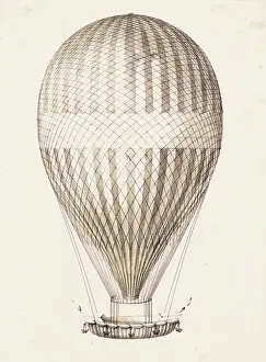 Promoting: Large balloon image on a prospectus