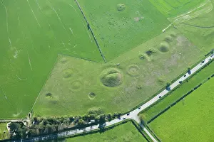 Winterbourne: Large Bronze Age Round Barrow Cemetery earthwork