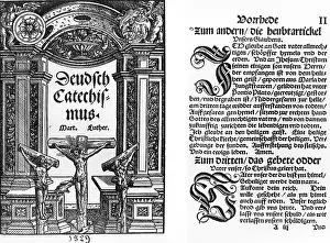 1529: Large Catechism by Martin Luther, 1529