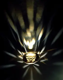 Translucent: A large cut citrine