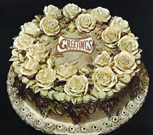 Icing: Large Decorated Party Cake