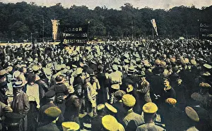 Revolutionists: Large demonstration during Revolution, Russia