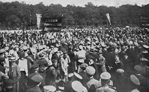 Revolutionist: Large demonstration during Revolution, Russia