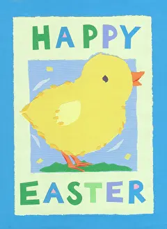 Ayliffe: Large Easter Chick and Happy Easter