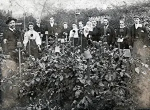 Dahlias: A large group of dahlia fanciers
