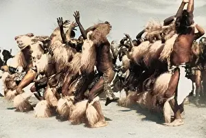 John Monck: Large Group of Dancing Zulus