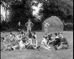 Hikers: A Large Group of Hikers Having Drinks In a