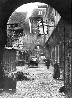 Backyard: Large Krogelhof in Berlin, 1910