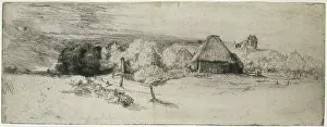 1651: Large landscape with a tower