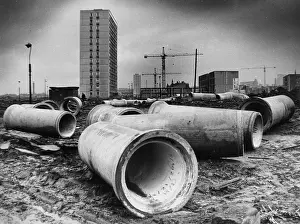 Wasteland: Large piping on waste ground