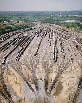 Networking: Large Railroad Train Marshaling or Classification