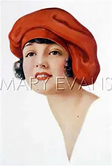 Shanter: LARGE RED BERET