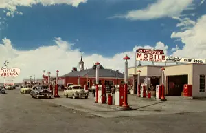 Motorists: Large Service Station