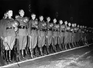 Accomodation: Large tattoo at the Nuremberg Rally, 1936