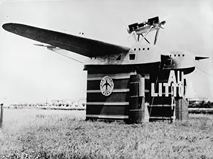Startet: A large two-engined aircraft startet
