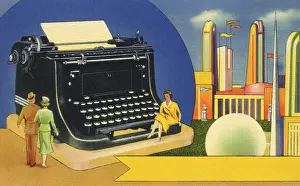 Typewriters: Large Typewriter, City