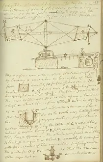 Notebook: Large whirling arm used for testing aerofoilss