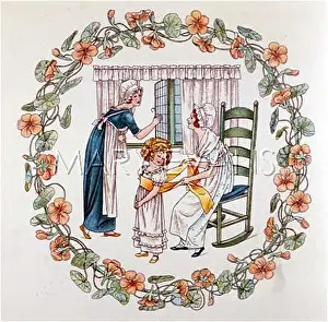 Sprigged: LARGE YELLOW SASH