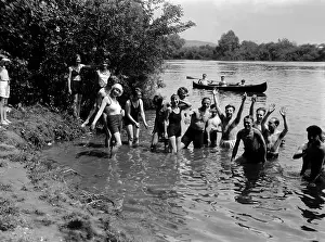 Larks: LARKING ABOUT IN A RIVER