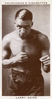 Gains: Larry Gains, Canadian boxer