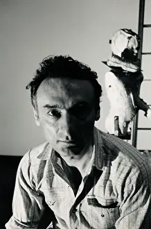 Abstraction: Larry Rivers Installing a Sculpture, 1965