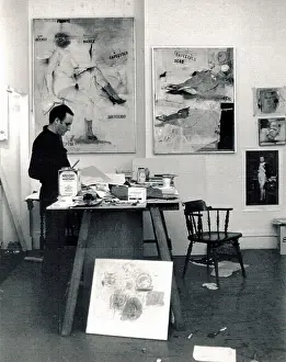Abstraction: Larry Rivers in His Studio, 1964
