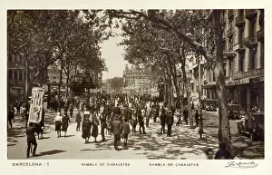 Ramblas: Las Ramblas, Barcelona, Spain