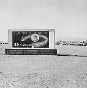 Magnesium: Las Vegas, Nevada, a billboard on the grounds ?