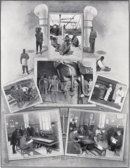 Lascar Seamen at work and at rest, 1906
