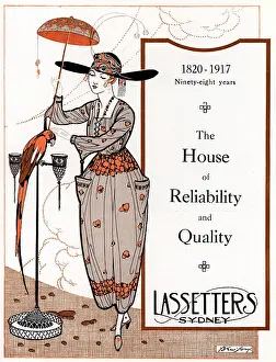 Decoratively: Lassetters Advertisement