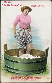 Tramples: LASSIE TRAMPLES WASHING