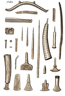 Implement: Late Bronze Age Tools, Illustration