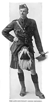 Kilted: The late Lieutenant George Mitchell, WW1