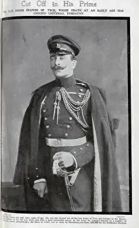 The late Prince Francis of Teck in uniform
