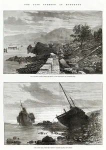 Wreck: The late typhoon at Hong Kong