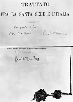 Contract: The Lateran Treaty, 1929