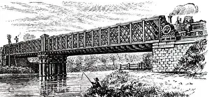 Midland: Lattice girder bridge designed by J.S. Crossley