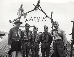 Exiled: Latvian Scouts in Exile at camp