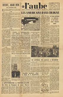 Krefeld: L'aube front page Battle for Cologne
