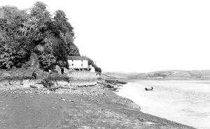 Laugharne: Laugharne, the Boat House c1965