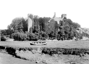 Laugharne: Laugharne, the Castle c1965