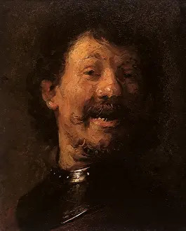 1628: Laughing Man, by Rembrandt